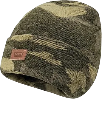 Levi's All Season Comfy Leather Beanie